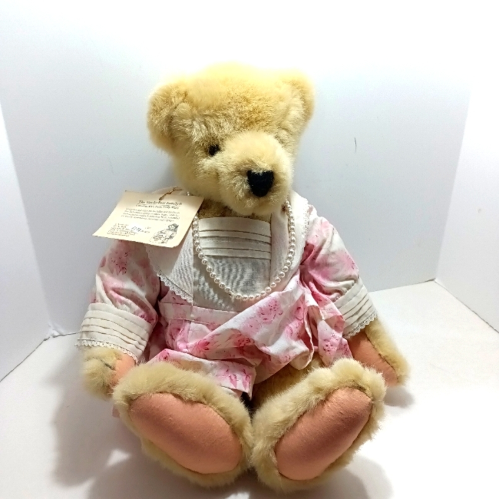 Vintage Alice VanderBear Bear Plush Tea Party North American Bear Co
